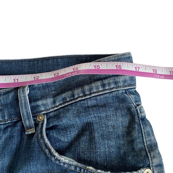 Citizens of Humanity Denim Blue Button Fly Jean Shorts Sz 27 - Picture 5 of 10